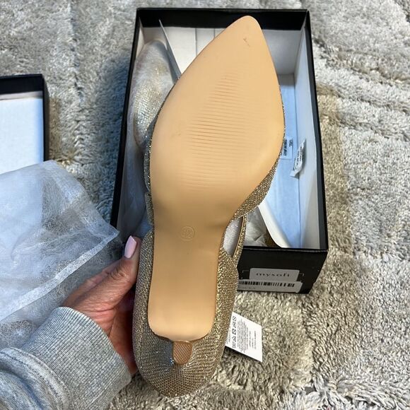 MYSOFT - Golden Glitter Dance Heel - Picture 2 of 5
